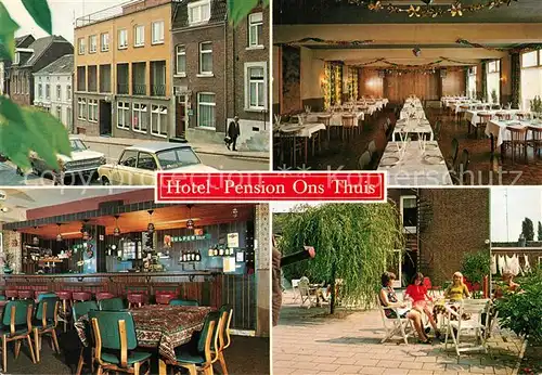 AK / Ansichtskarte Gulpen_Limburg Hotel Pension Ons Thuis Bar Speisesaal Gartenterrasse Gulpen Limburg