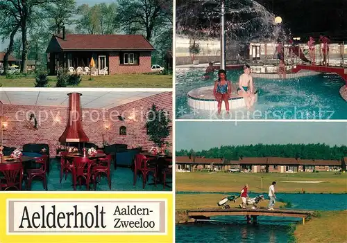 AK / Ansichtskarte Aalden Aegon Vakantiepark Aelderholt Schwimmbad Gastraum Aalden