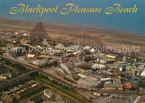 AK / Ansichtskarte Blackpool Pleasure Beach Air view Blackpool