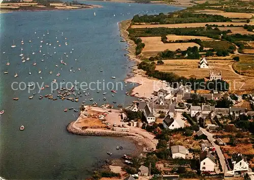 AK / Ansichtskarte Trehiguier Vue aerienne Le port sur la Vilaine 
