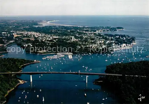 AK / Ansichtskarte Benodet Le pont de Cornouaille qui mesure Vue aerienne Benodet