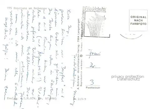 AK / Ansichtskarte Konstanz_Bodensee Fliegeraufnahme Konstanz_Bodensee