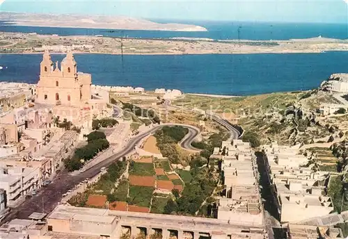AK / Ansichtskarte Mellieha Fliegeraufnahme Mellieha
