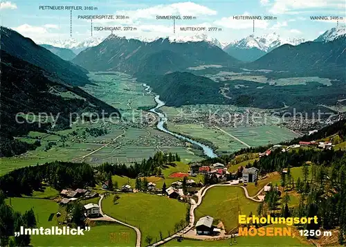AK / Ansichtskarte Moesern Inntalblick Fliegeraufnahme Moesern