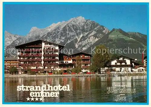 AK / Ansichtskarte Pertisau_Achensee Strandhotel Entner Wirtshaus am See Pertisau Achensee
