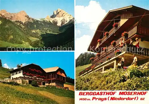 AK / Ansichtskarte Prags Berggasthof Moserhof Prags