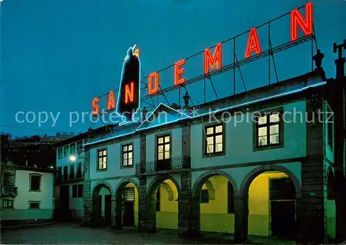 AK / Ansichtskarte Porto_Portugal Hotel Sandeman at night Porto Portugal