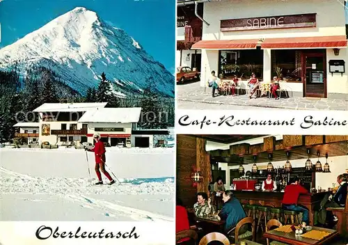 AK / Ansichtskarte Oberleutasch Cafe Restaurant Sabine Bar Oberleutasch