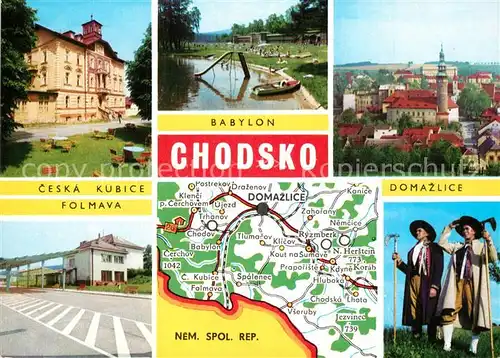 AK / Ansichtskarte Chodsko Ceska Kubice Folmava Babylon Domalice Chodsko