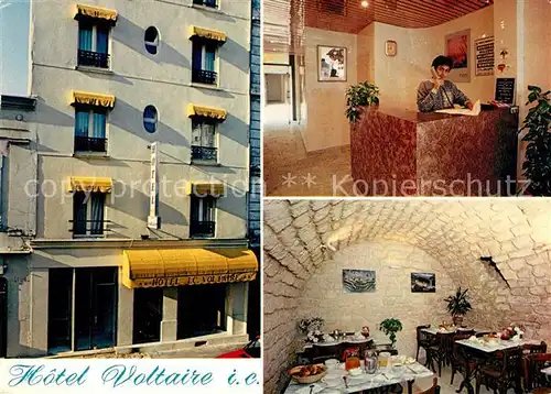 AK / Ansichtskarte Paris Hotel Voltaire Rezeption Gewoelbe Paris