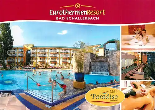 AK / Ansichtskarte Bad_Schallerbach Eurothermen Resort Pool Massage Bad_Schallerbach