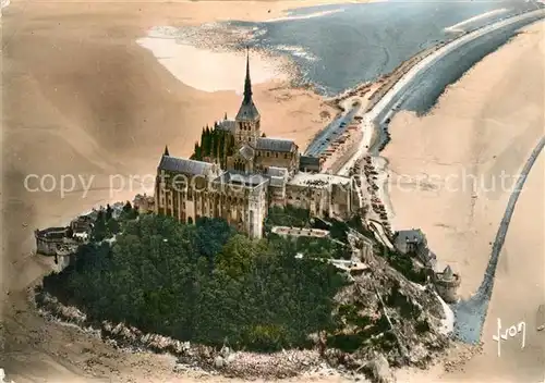 AK / Ansichtskarte Le_Mont Saint Michel Vue aerienne Le_Mont Saint Michel