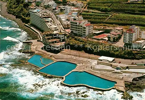 AK / Ansichtskarte Bajamar_Tenerife Piscines naturales Fliegeraufnahme Bajamar Tenerife