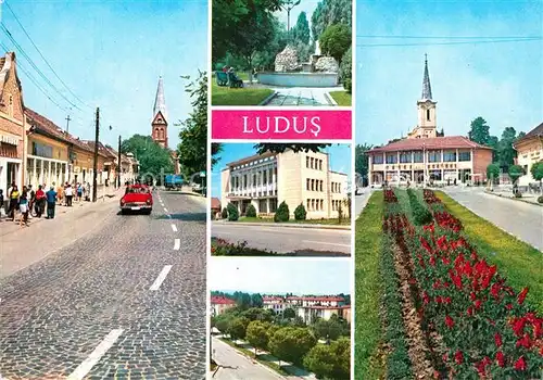 AK / Ansichtskarte Ludus_Mores Strassenpartien Hotel 