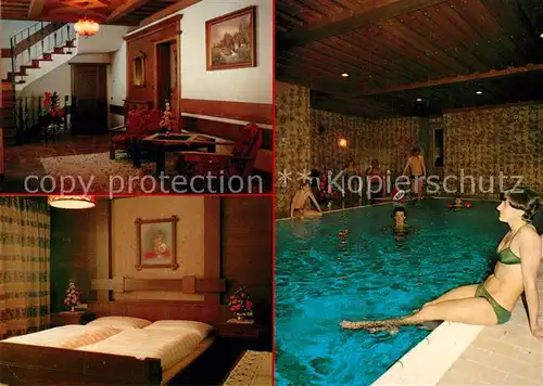 AK / Ansichtskarte Krimml Gaestehaus Hanke Zimmer Hallenbad Krimml