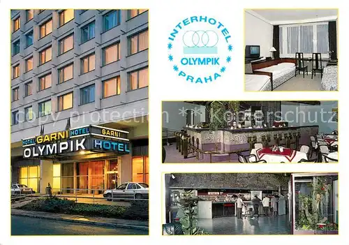 AK / Ansichtskarte Praha_Prahy_Prague Interhotel Olympik Garni Praha_Prahy_Prague