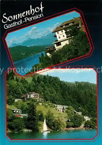 AK / Ansichtskarte Millstatt_Millstaettersee Sonnenhof Gasthof Pension Millstatt_Millstaettersee