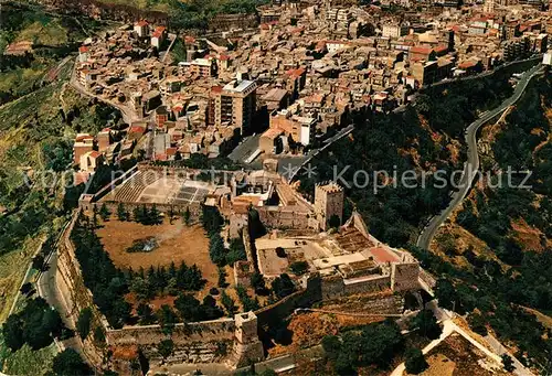 AK / Ansichtskarte Enna Castello di Lombardia dall aereo Enna