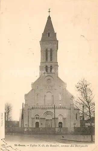 AK / Ansichtskarte Saint_Quen_sur_Seine Eglise Notre Dame du Rosaire 