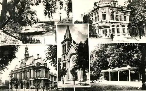 AK / Ansichtskarte Levallois Perret Bords de la Seine Hotel de Ville Poste Eglise Parc Levallois Perret