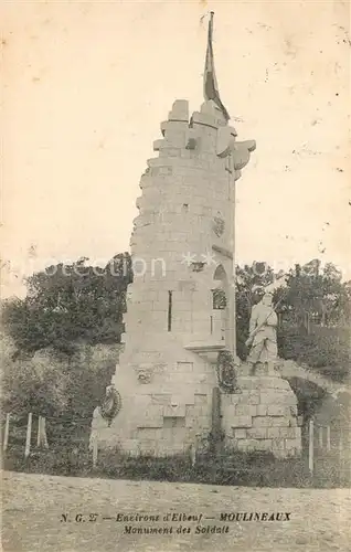 AK / Ansichtskarte Moulineaux Monument des Soldats Moulineaux