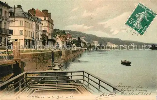 AK / Ansichtskarte La_Bouille_Seine Maritime Les Quais La_Bouille_Seine Maritime