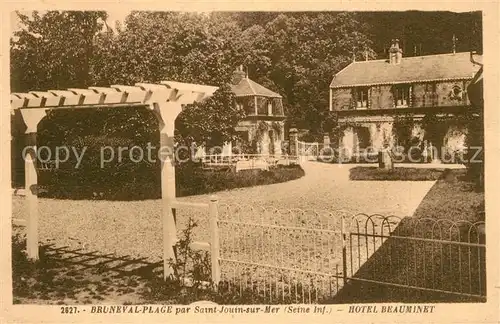 AK / Ansichtskarte Bruneval Hotel Beauminet Bruneval