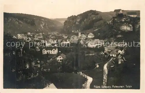 AK / Ansichtskarte Pottenstein_Oberfranken Totale Pottenstein_Oberfranken