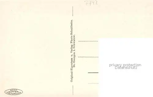 AK / Ansichtskarte St_Georgen_Schwarzwald Trachtengruppe  St_Georgen_Schwarzwald