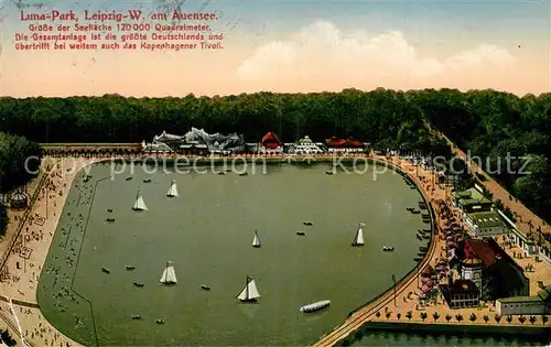 AK / Ansichtskarte Leipzig Luna Park am Auensee  Leipzig