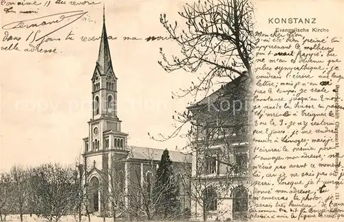 AK / Ansichtskarte Konstanz_Bodensee Kirchenpartie Konstanz_Bodensee