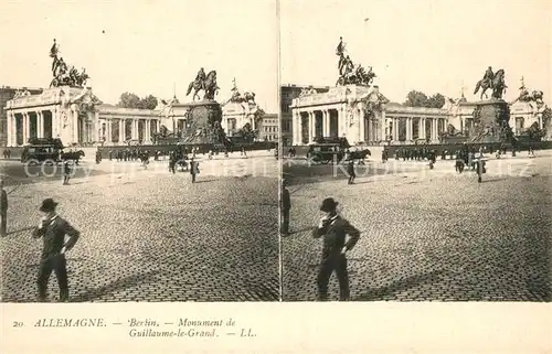 AK / Ansichtskarte Berlin Monument de Guillaume le Grand Berlin