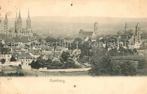 AK / Ansichtskarte Bamberg mit Kircht?rmen Bamberg