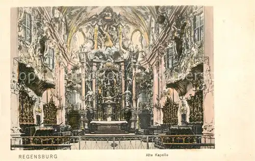 AK / Ansichtskarte Regensburg Alte Kapelle Regensburg