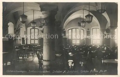 AK / Ansichtskarte Hohenschwangau Schlossbr?ust?berl A. Burghart Hohenschwangau