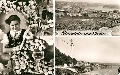 AK / Ansichtskarte Nierstein_Rhein Weingebiet Rhein Nierstein_Rhein