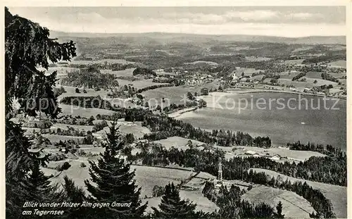 AK / Ansichtskarte Gmund_Tegernsee Blick von der Holzer Alm Gmund Tegernsee