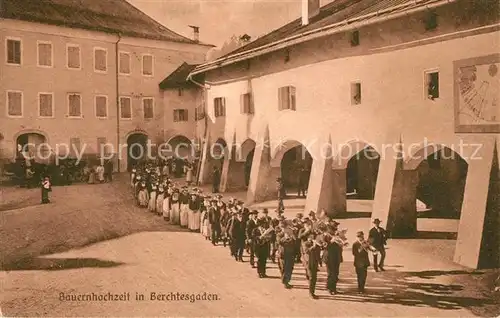 AK / Ansichtskarte Berchtesgaden Bauernhochzeit Berchtesgaden