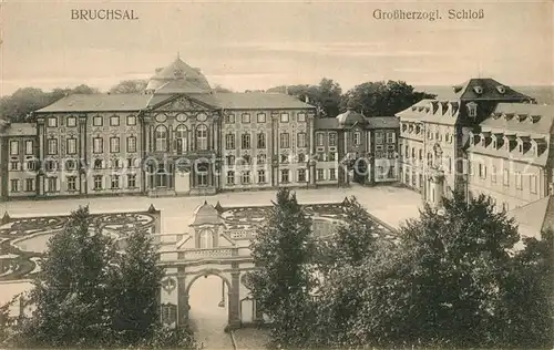AK / Ansichtskarte Bruchsal Grossherzogliches Schloss Bruchsal