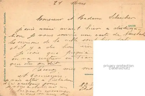 AK / Ansichtskarte Neustadt_Haardt  Neustadt_Haardt