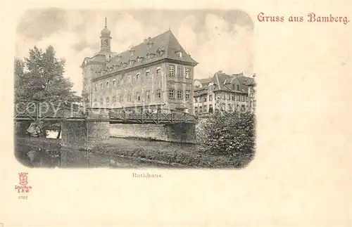 AK / Ansichtskarte Bamberg Rathaus Bamberg