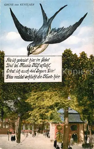 AK / Ansichtskarte Kevelaer Brieftaube  Kevelaer