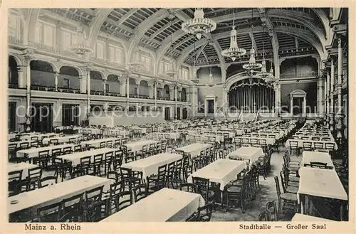AK / Ansichtskarte Mainz_Rhein Stadthalle Grosser Saal Mainz Rhein