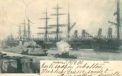 AK / Ansichtskarte Hamburg Hafen  Hamburg