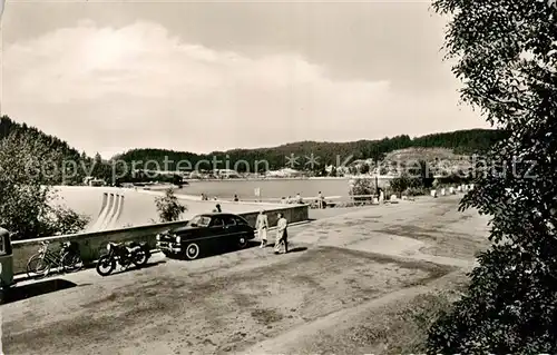 AK / Ansichtskarte Schluchsee Sperrmauer mit See Schluchsee