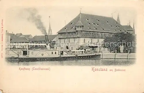 AK / Ansichtskarte Konstanz_Bodensee Kaufhaus Conciliumsaal Konstanz_Bodensee