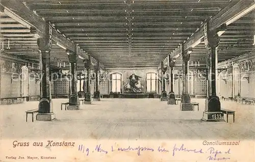 AK / Ansichtskarte Konstanz_Bodensee Conciliumssaal Konstanz_Bodensee