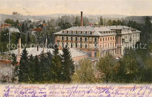 AK / Ansichtskarte Konstanz_Bodensee Sanatorium Konstanzer Hof Konstanz_Bodensee
