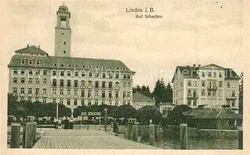 AK / Ansichtskarte Lindau_Bodensee Bad Schachen Lindau Bodensee