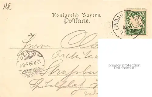 AK / Ansichtskarte Lindau_Bodensee Hafenpartie Lindau Bodensee